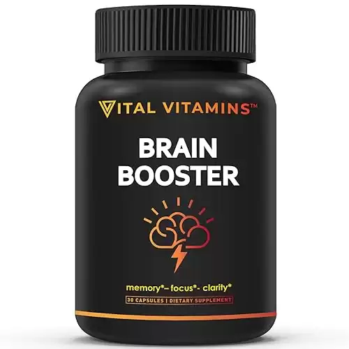 VITAL VITAMINS Brain Supplement Nootropics Booster