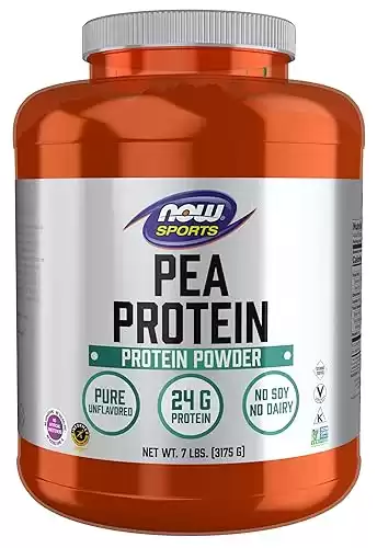 NOW Sports Nutrition, Pea Protein Fast Absorbing, 7-Pound