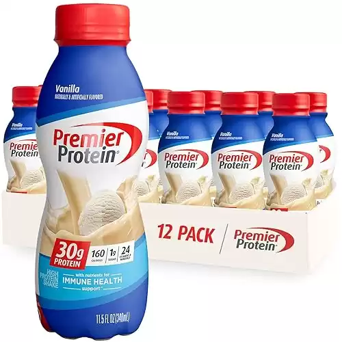 Premier Protein Shake, Vanilla (Pack of 12)