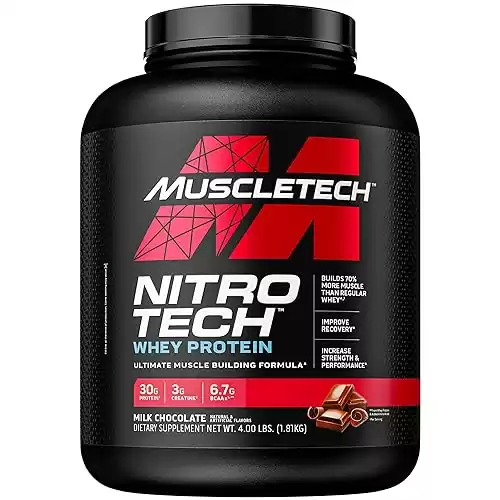 MuscleTech Nitro-Tech Whey Protein Isolate & Peptides
